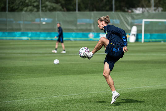 Niklas Hult of the Swedish national football team's reserve