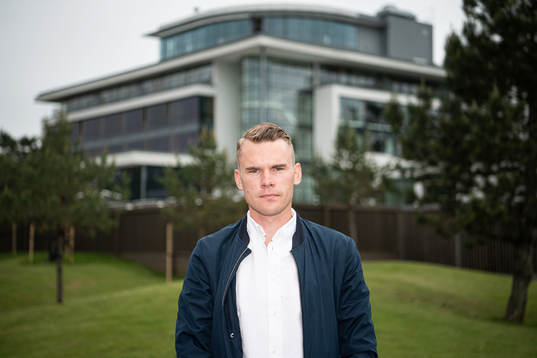 Philip Gadd, reporter Expressen, poses for a byline picture