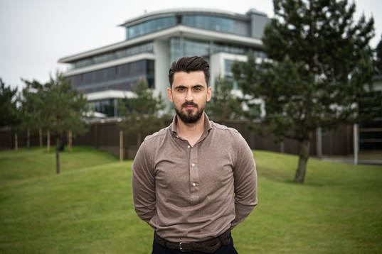 Anel Avdic, reporter Expressen, poses for a byline picture