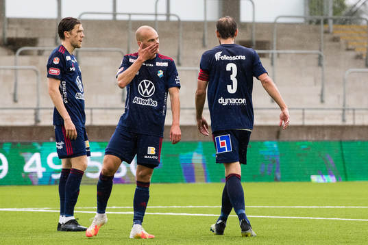 Östers John Stenberg, Jonathan Drott och Månz Berg deppar
