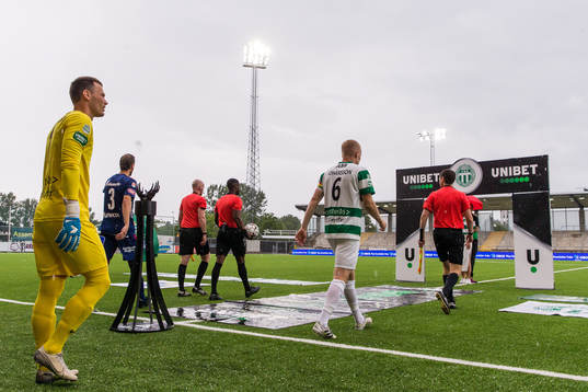 Västerås målvakt Anton Fagerström och Simon Johansson