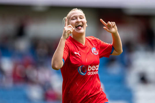 Helsingborgs Maya Waltersson jublar