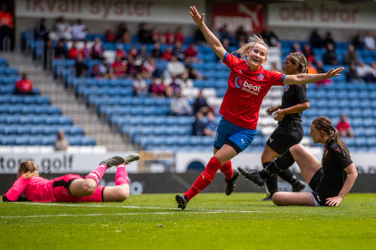 Helsingborgs Sanna Nilsson jublar