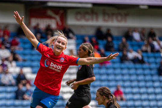 Helsingborgs Sanna Nilsson jublar