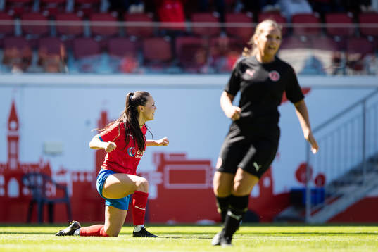 Helsingborgs Isabel Aguilar jublar