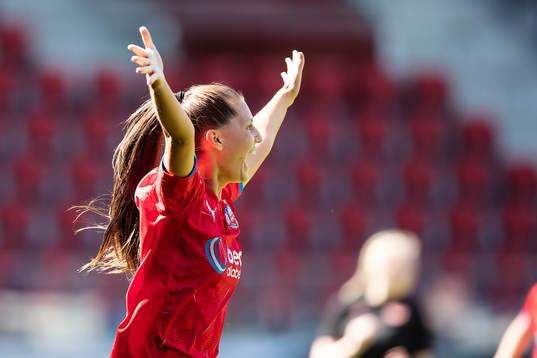 Helsingborgs Johanna Fäldtman jublar