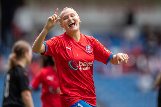 Helsingborgs Maya Waltersson jublar