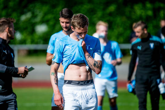 Malmö FFs Sören Rieks deppar