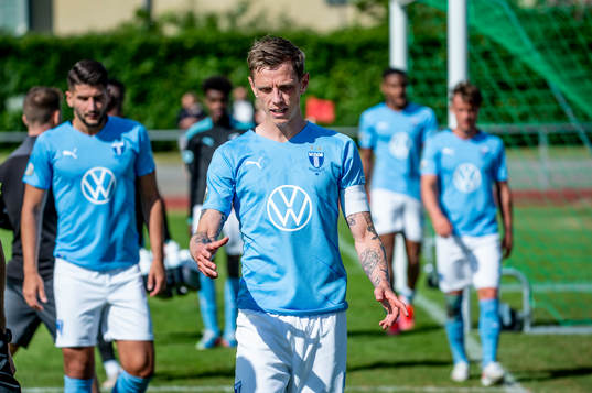 Malmö FFs Sören Rieks deppar