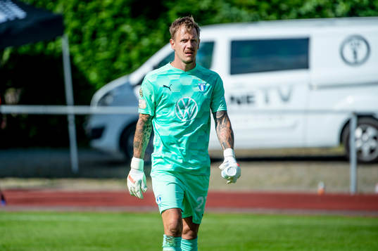 Malmö FFs målvakt Johan Dahlin