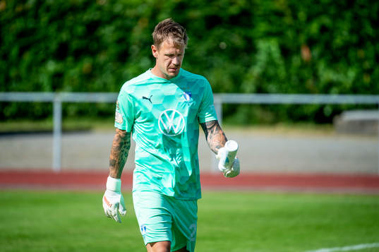 Malmö FFs målvakt Johan Dahlin
