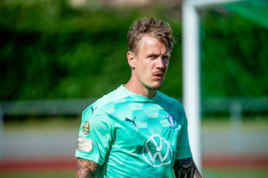 Malmö FFs målvakt Johan Dahlin