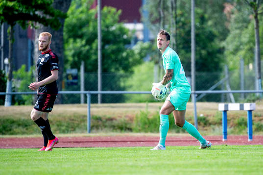 Malmö FFs målvakt Johan Dahlin