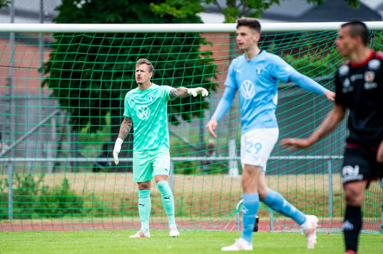 Malmö FFs målvakt Johan Dahlin