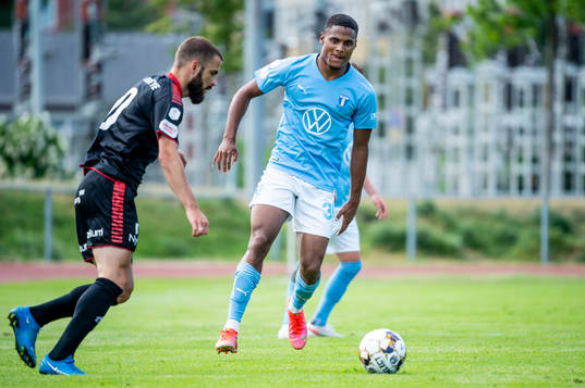 Kalmars Filip Sachpekidis och Malmö FFs Amin Sarr