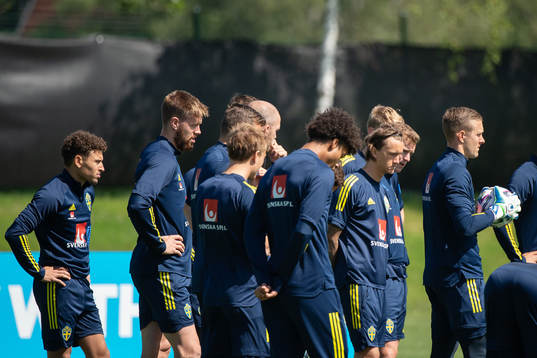 Pontus Jansson of the Swedish national football team at a