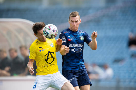IFK Malmös André Strandberg och Österlens Samuel Fröjdh