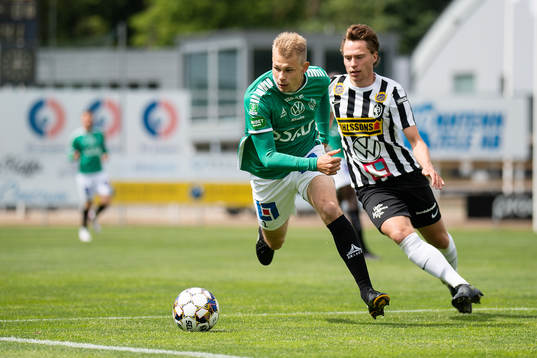 Brages Alexander Zetterström och Landskronas Filip Ottosson
