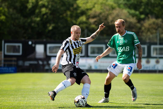 Landskronas Nicklas Nielsen och Brages Anton Lundin