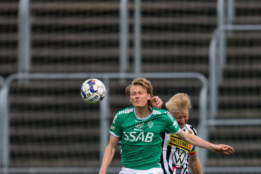 Brages Alexander Johansson och Landskronas Viktor Wihlstrand