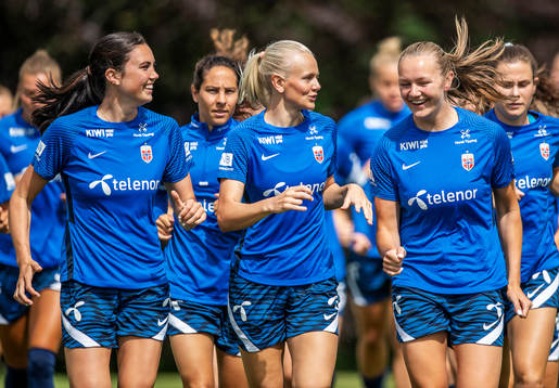 Ingrid Syrstad Engen, Karina Sævik and Frida Maanum of the