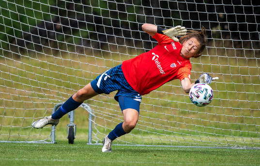 goalkeeper Cecilie Fiskerstrand of the Norwegian women’s
