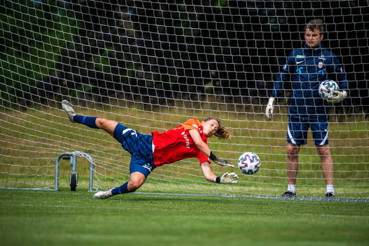 goalkeeper Cecilie Fiskerstrand of the Norwegian women’s