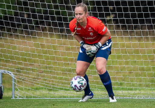 goalkeeper Aurora Mikalsen of the Norwegian women’s