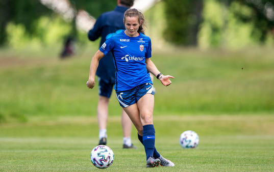 Tuva Hansen of the Norwegian women’s national football