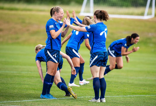 Frida Maanum and Synne Skinnes Hansen of the Norwegian