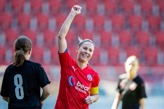 Helsingborgs Josefine Wiksell jublar