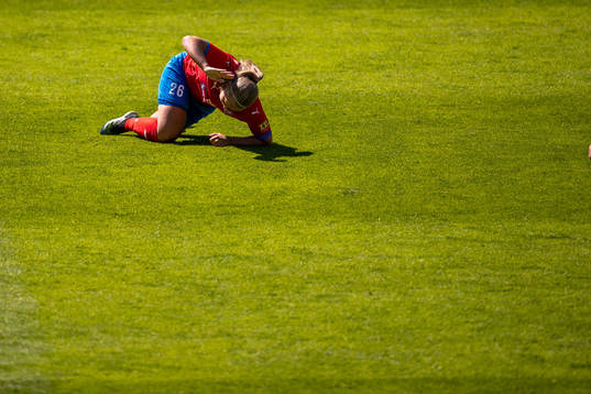 Helsingborgs Stephanie Petersson deppar