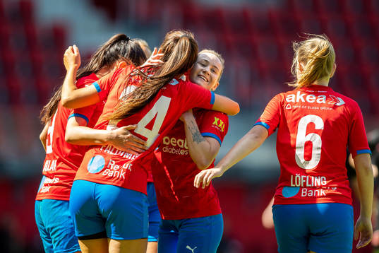 Helsingborgs Josefine Wiksell jublar