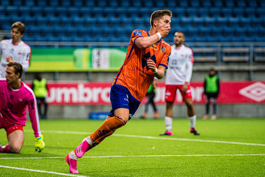 Simen Bolkan Nordli of Aalesund reactsc