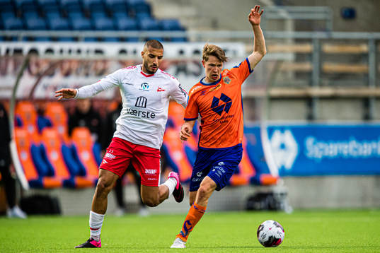 Ayoub Aleesami of Fredrikstad and Kristoffer
