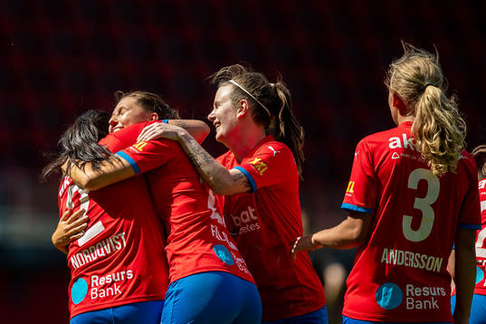 Helsingborgs Johanna Fäldtman jublar