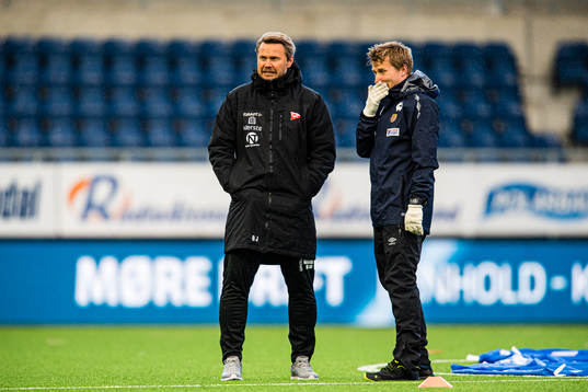 Bjørn Johansen, head coach of Fredrikstad, and Roger