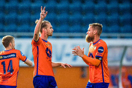 Quint Arie Jansen and David Thomas Fällman of Aalesund