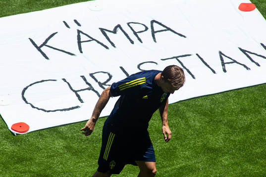Pierre Bengtsson of the Swedish national football team in