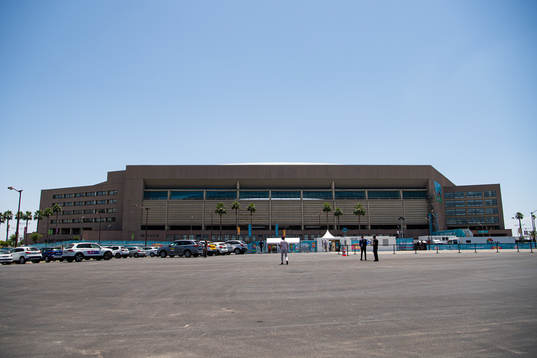Exterior view of Estadio La Cartuja de Sevilla