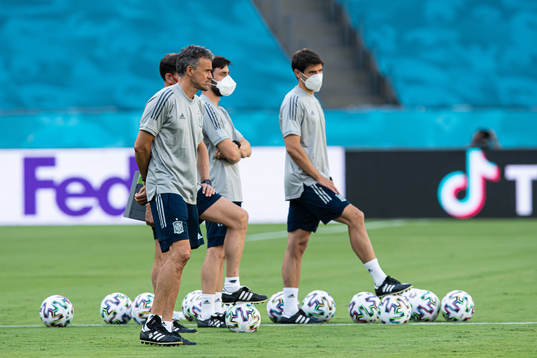 Luis Enrique, head coach of the Spanish national football