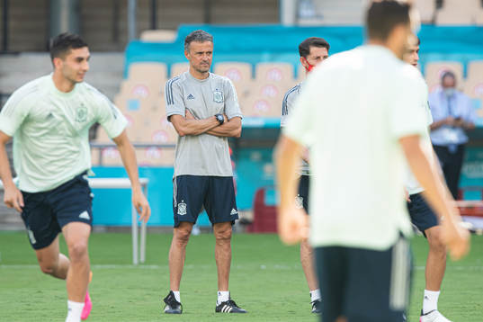 Luis Enrique, head coach of the Spanish national football