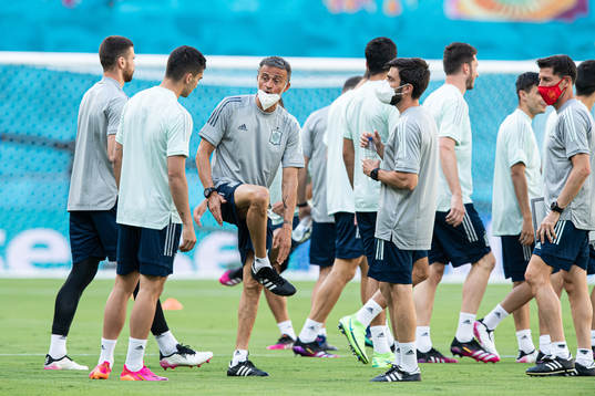 Luis Enrique, head coach of the Spanish national football