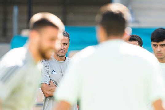 Luis Enrique, head coach of the Spanish national football