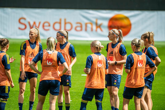 Sofia Jakobsson, Olivia Schough and Amanda Ilestedt of