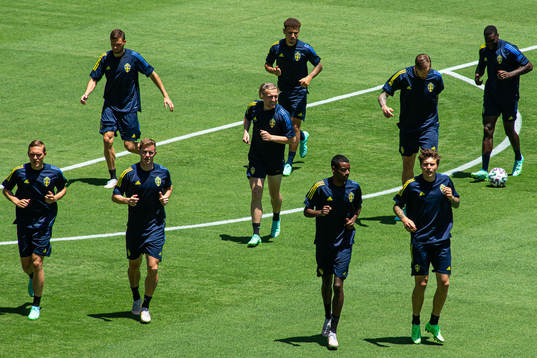 Ludwig Augustinsson, Marcus Berg, Emil Krafth, Emil