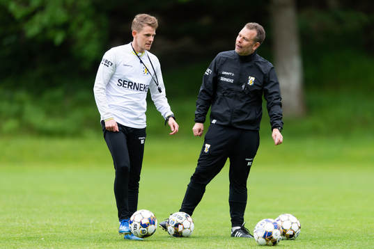 IFK Göteborgs assisterande tränare William Strömberg och