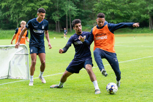 IFK Göteborgs Alai Hussain Ghasem och Tobias Sana