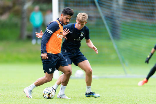 IFK Göteborgs Hosam Aiesh och Isak Dahlqvist
