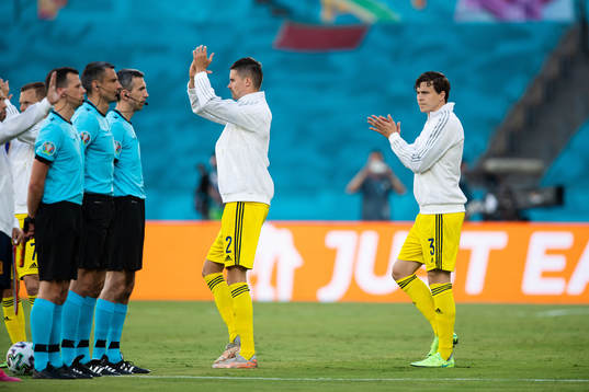 Mikael Lustig and Victor Nilsson Lindelöf of Sweden